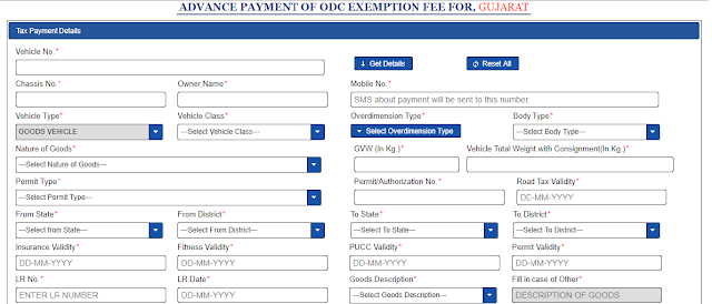 UP border road tax payment