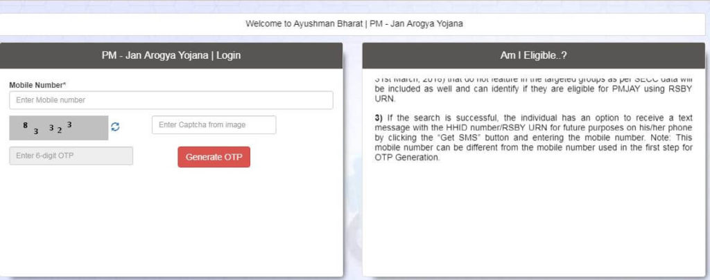 Ayushman yojana list