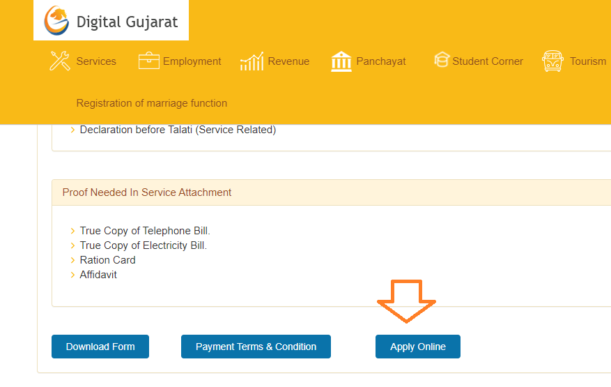 How to apply for ews certificate online in Gujarat