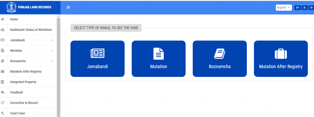 punjab land record