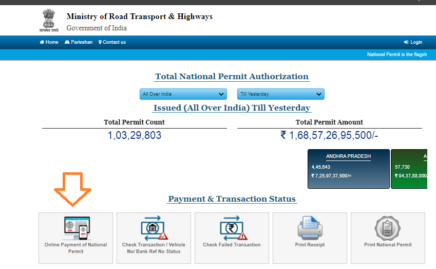 national permit payment