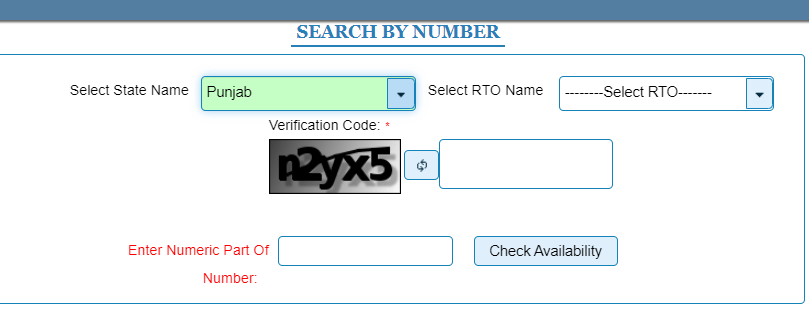 search by number for fancy number 