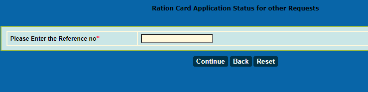 Haryana ration card status check