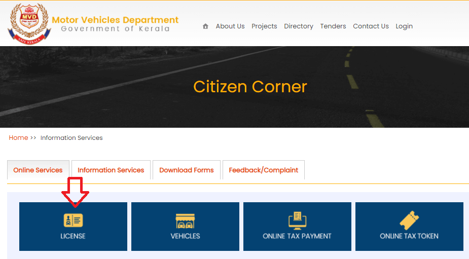 Kozhikode transport department driving licence status