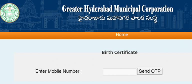 Hyderabad Birth Certificate : Download, Registration online