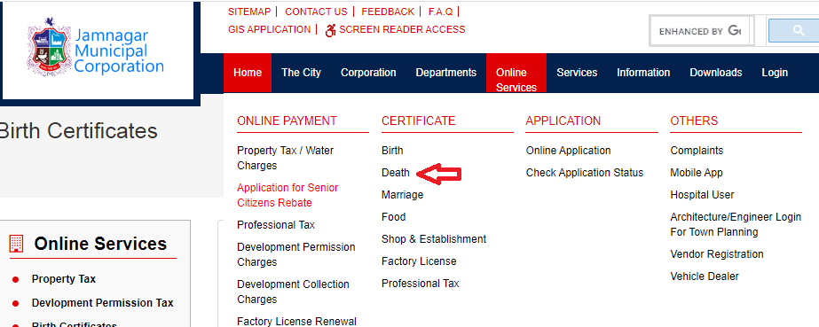 Download Birth Death Certificate Online In Jamnagar Onlineservicess