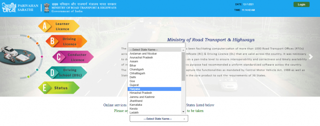 Add class of vehicle in driving licence online | Endorsement on Driving Licence in India