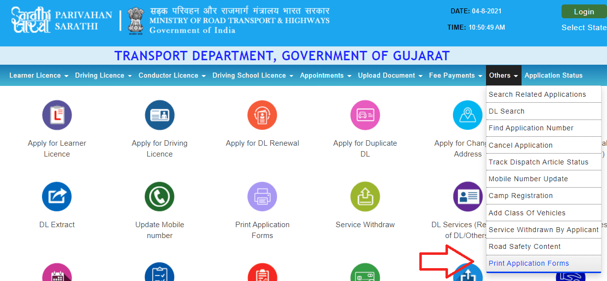 How To Fill Form 1 Self Declaration For Learning License Onlineservicess