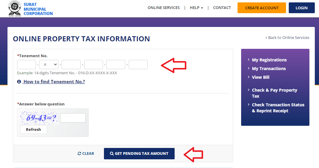 Pay Property Tax online in Surat Surat Municipal Corporation (SMC