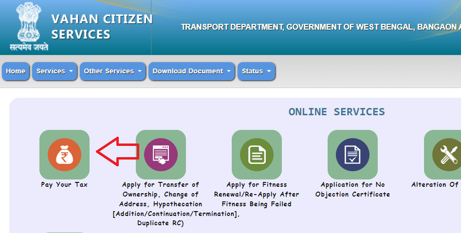 road-tax-payment-for-vehicle-in-west-bengal-pay-road-tax-in-west