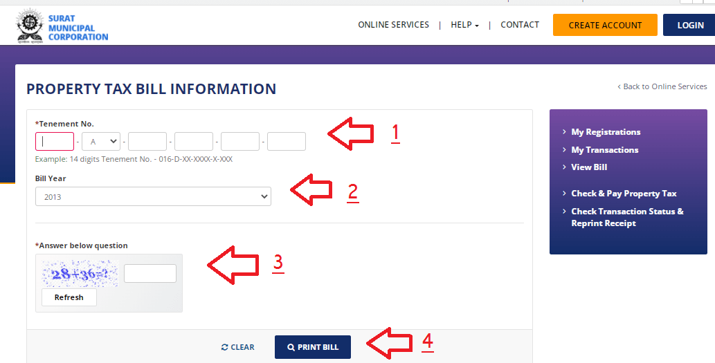 Pay Property Tax online in Surat Surat Municipal Corporation (SMC