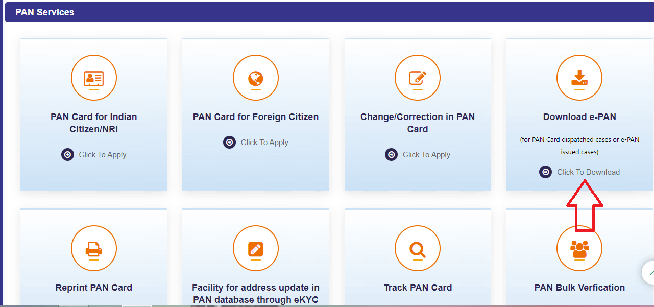Duplicate Pan Card Download Download ePan Card pdf Onlineservicess