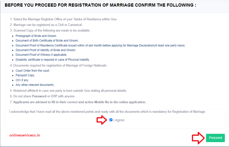  marriage registration in goa