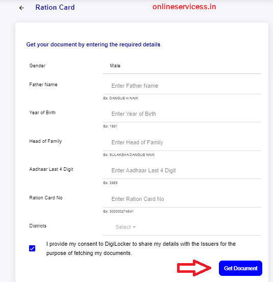 download ration card punjab