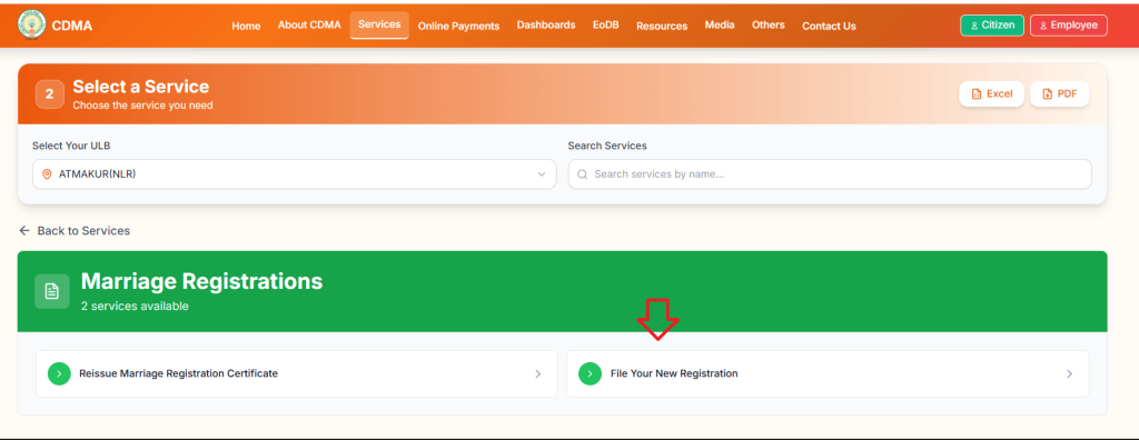 marriage certificate in Andhra Pradesh