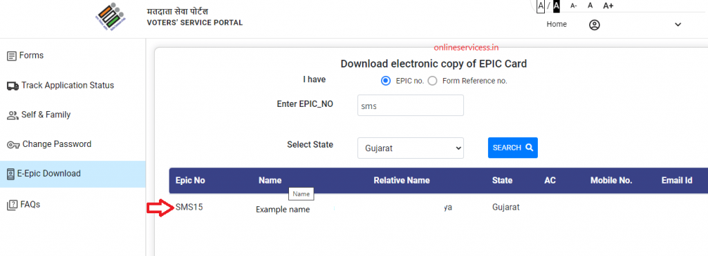 download voter id card soft copy  select