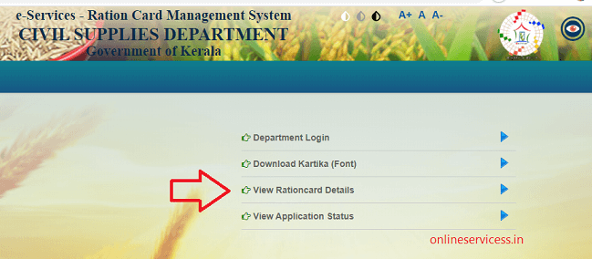 download ration card kerala