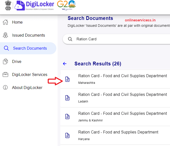 download maharashtra ration card