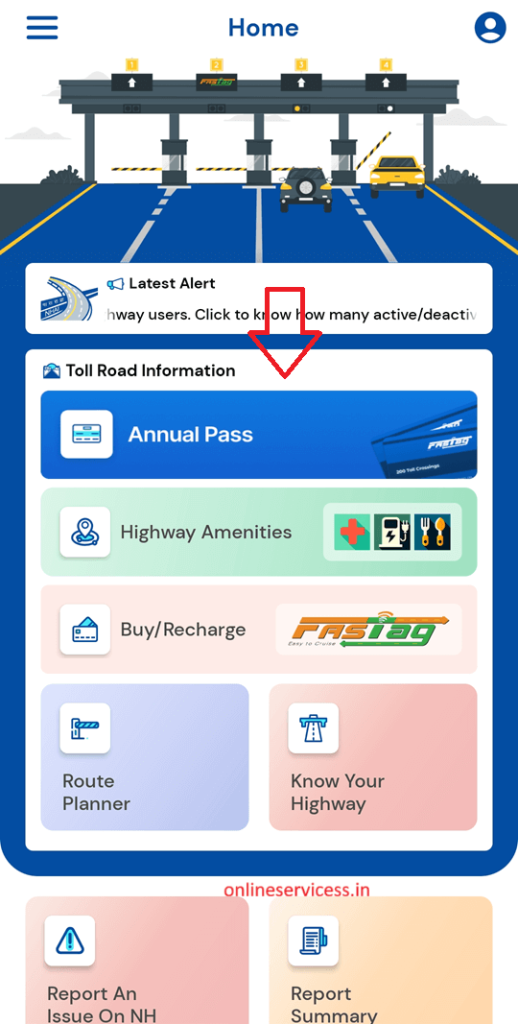 annual fastag pass activate