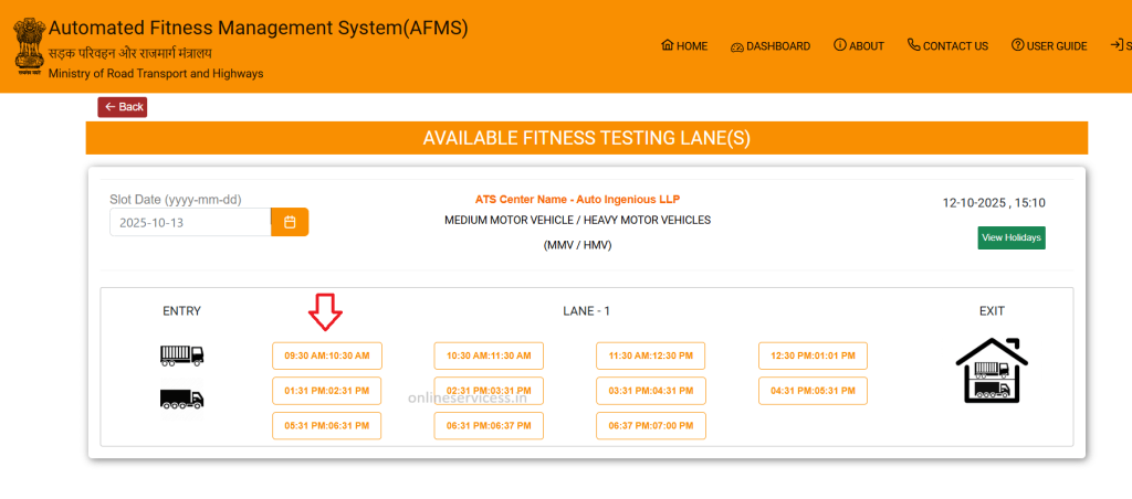 book ats center for testing
