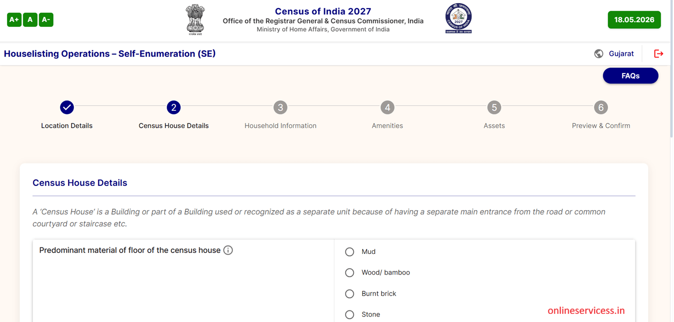 self-enumeration census fill details