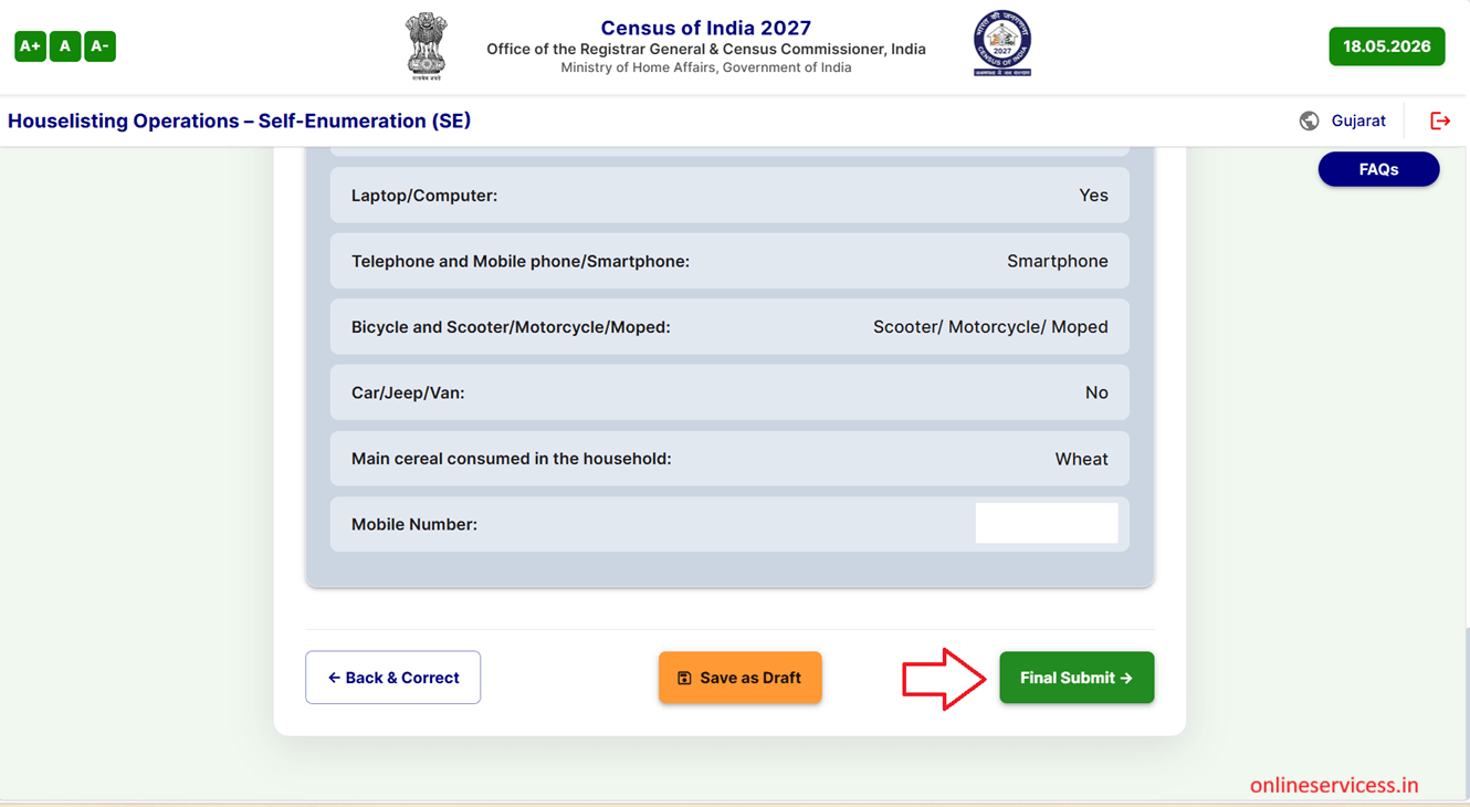 self-enumeration census final preview