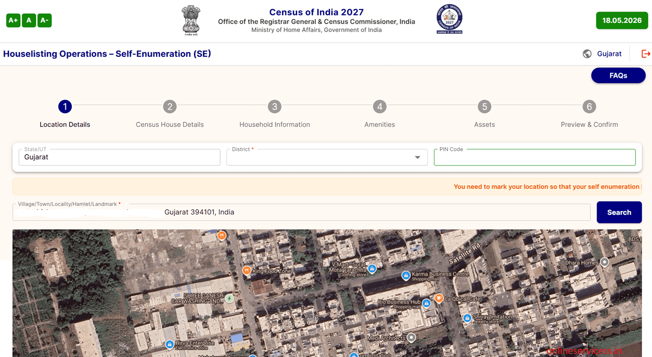 self-enumeration census fill details
